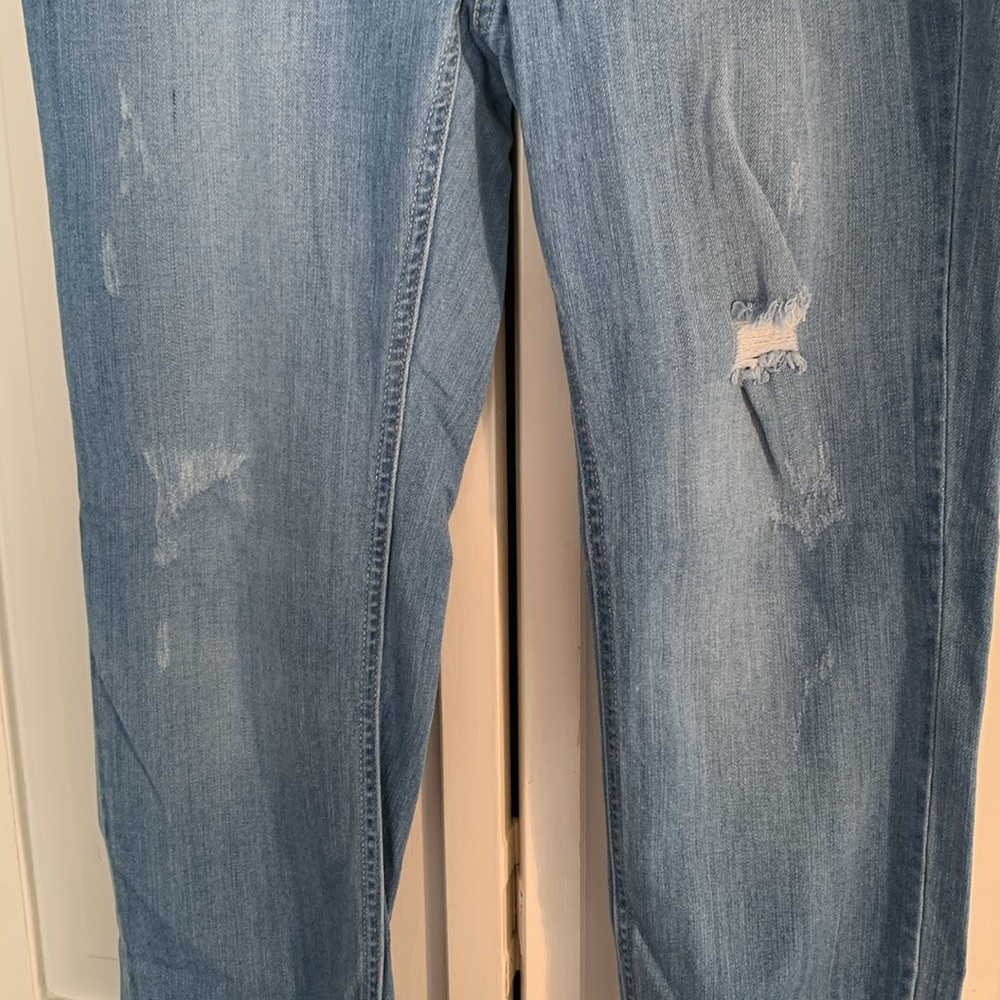 Wax Jean L.A. Straight Leg Jeans with Distressing & Classic Fit EUC - Picture 4 of 11